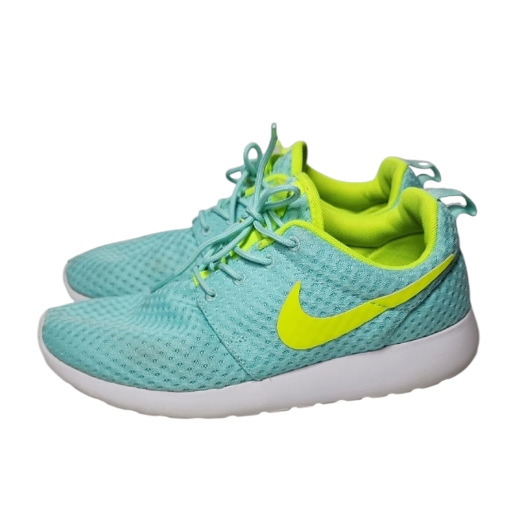 Nike Roshe Run Sky Green 724850 371 Women's Size 8 Trainers Running Shoes